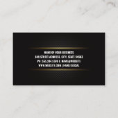 Auto in beweging | koolstofvezel visitekaartje (Achterkant)