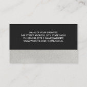 Auto in beweging visitekaartje (Achterkant)