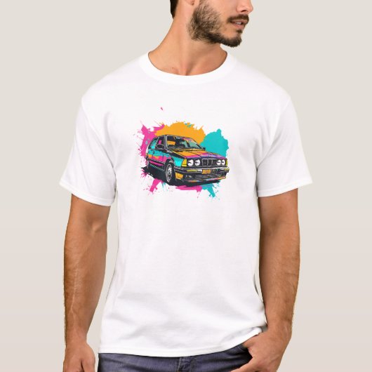 Auto in de jaren '90 t-shirt (Voorkant)