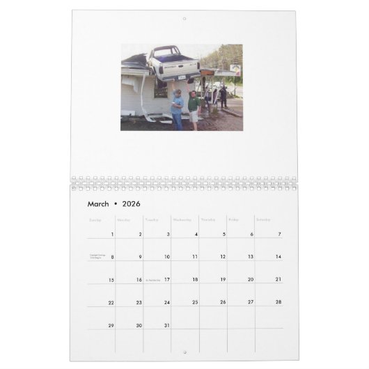 Auto in huis 2025 kalender (Mar 2026)