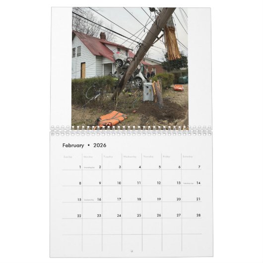 Auto in huis 2025 kalender (Feb 2026)