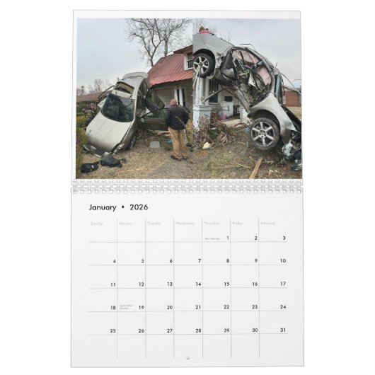 Auto in huis 2025 kalender (Jan 2026)