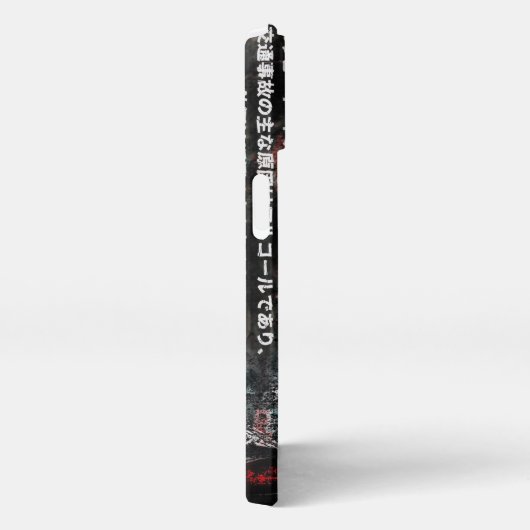 Auto in Tokyo City iPhone 13 Slim Fit Hoesje, Glan iPhone Hoesje (Rechterkant)