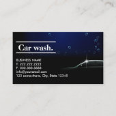 Auto-INDENDE Wash Elegant Donker Visitekaartje (Voorkant)