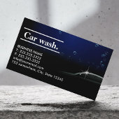 Auto-INDENDE Wash Elegant Donker Visitekaartje