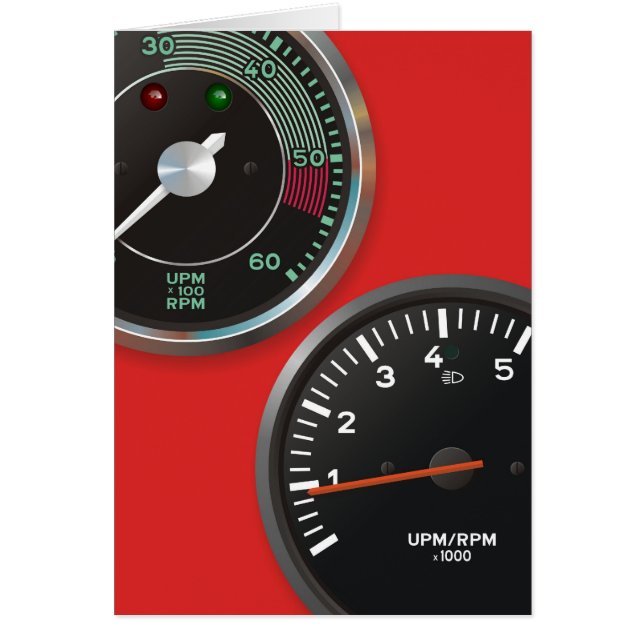  auto-instrumenten / Klassieke autometers (Voorkant)