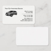 Auto Insurance Professional Agent Visitekaartje (Voorkant / Achterkant)