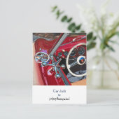 Auto Jack, Briefkaart (Staand voorkant)