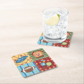 Auto, Jersey, Football en trommelkit Kartonnen Onderzetters (Insitu)