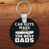 Auto jongens maken de beste vaders papa vader vade sleutelhanger (Voorkant)