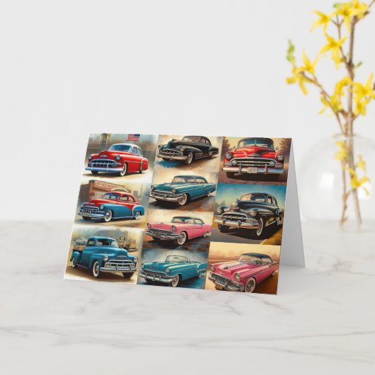 Auto Kaart (Gele Bloem)