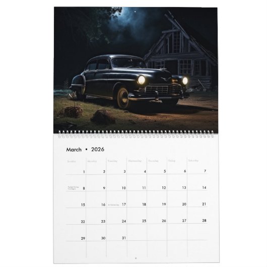 Auto-kalender Kalender (Mar 2026)