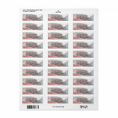Auto - Klassieke 50's Etiket (Full Sheet)