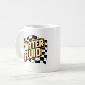Auto Koffie Mokken Humor Starter Fluid (Voorkant links)