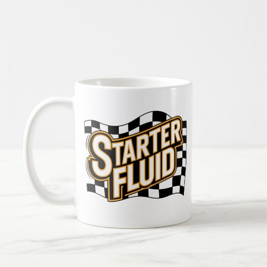 Auto Koffie Mokken Humor Starter Fluid (Links)