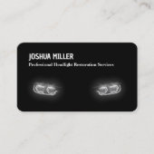 Auto koplamp restauratie vernieuwing visitekaartje (Voorkant)