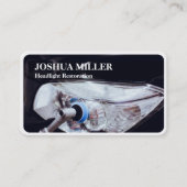 Auto koplamp restauratie visitekaartje (Voorkant)