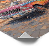 Auto kunstwerk poster (Hoek)