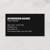 Auto Lichaam Auto QR Visitekaartje (Achterkant)