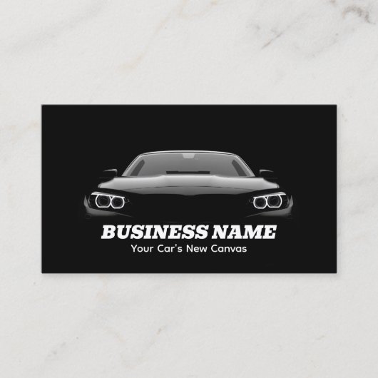 Auto Lichaam Auto Visitekaartje (Voorkant)