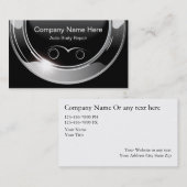 Auto Lichaam die Visitekaartjes detailleren (Voorkant / Achterkant)