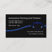 Auto lichaam en botsing visitekaartje (Voorkant)