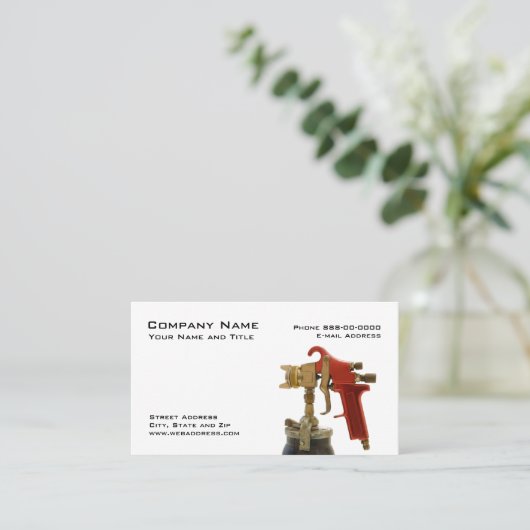 Auto Lichaam Visitekaartje (Staand voorkant)