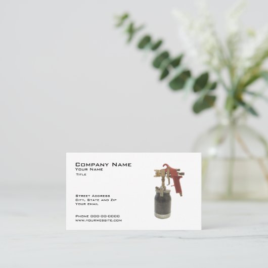 Auto Lichaam Visitekaartje (Staand voorkant)