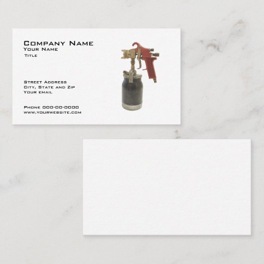 Auto Lichaam Visitekaartje (Voorkant / Achterkant)