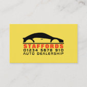 Auto Logo, Auto Dealer Visitekaartje (Voorkant)