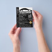 Auto Logo, Auto Dealership Adverteren Flyer (Hand)