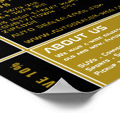 Auto Logo, Auto Dealership Adverteren Poster (Hoek)