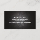 Auto Logo | Autodiensten | Metaalstaal Visitekaartje (Achterkant)