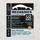 Auto-Logo, automatische mechanisme en reparaties A Flyer (Voorkant)