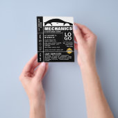 Auto-Logo, automatische mechanisme en reparaties A Flyer (Hand)