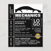 Auto-Logo, automatische mechanisme en reparaties A Flyer (Voorkant)