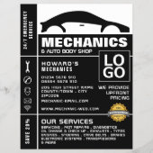 Auto-Logo, automatische mechanisme en reparaties A Flyer (Voorkant)