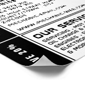 Auto-Logo, automatische mechanisme en reparaties A Poster (Hoek)