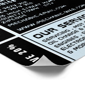 Auto-Logo, automatische mechanisme en reparaties A Poster (Hoek)