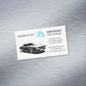 Auto Logo | Hand-moersleutel Magnetisch Visitekaartje (Voorbeeld)