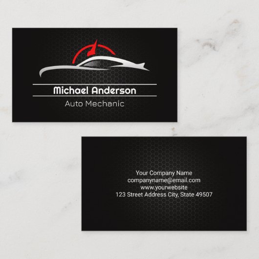 Auto Logo | Logo auto's Visitekaartje (Voorkant / Achterkant)