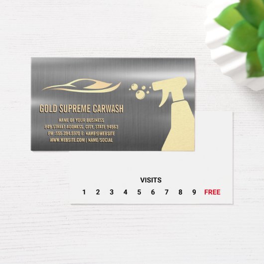 Auto Logo | Metaal | Trouw Visitekaartje (Bureau)