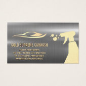 Auto Logo | Metaal | Trouw Visitekaartje (Voorkant)