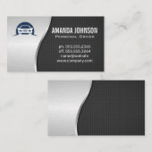 Auto Logo | Metaalglans Visitekaartje (Voorkant / Achterkant)