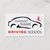 Auto Logo, rijschool/instructeursafspraak Visitekaartje (Voorkant)
