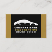 Auto Logo, rijschool/instructeursafspraak Visitekaartje (Voorkant)