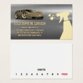 Auto Logo Sports Car | Metallic | Loyalty Visitekaartje (Voorkant /achterkant)