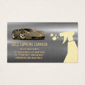 Auto Logo Sports Car | Metallic | Loyalty Visitekaartje (Voorkant)