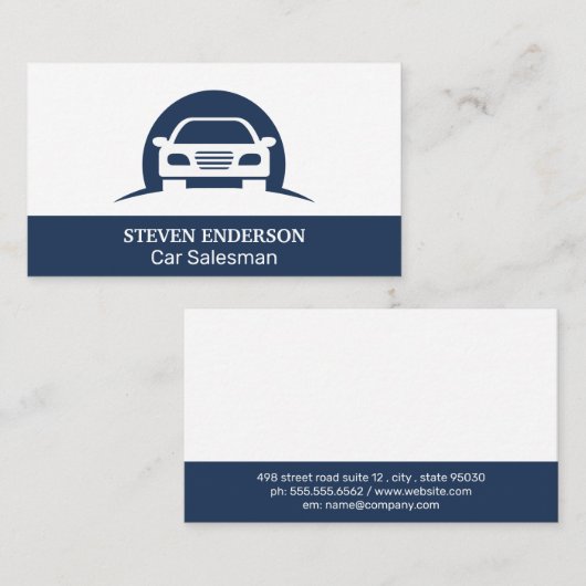 Auto Logo Visitekaartje (Voorkant / Achterkant)