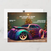 Auto Love Hot Rod Auto Vakantiegiften Briefkaart (Voorkant / Achterkant)